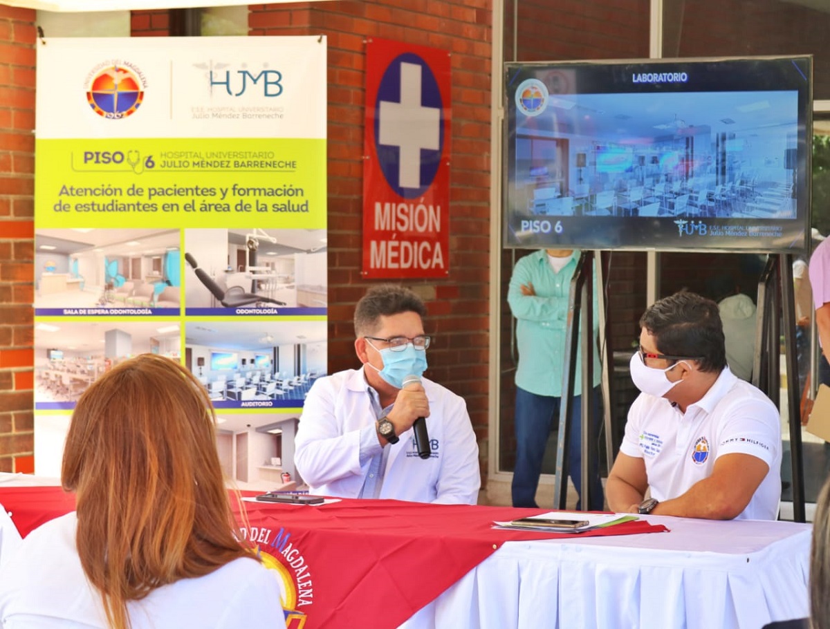 UNIMAGDALENA y el HJMB ponen en marcha obras para la atención de pacientes y formación de estudiantes