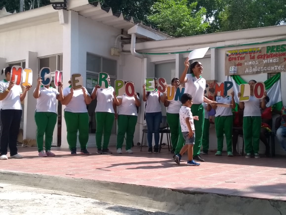 ICBF y UNIMAGDALENA se movilizaron en contra de la explotación sexual de niños y adolescentes