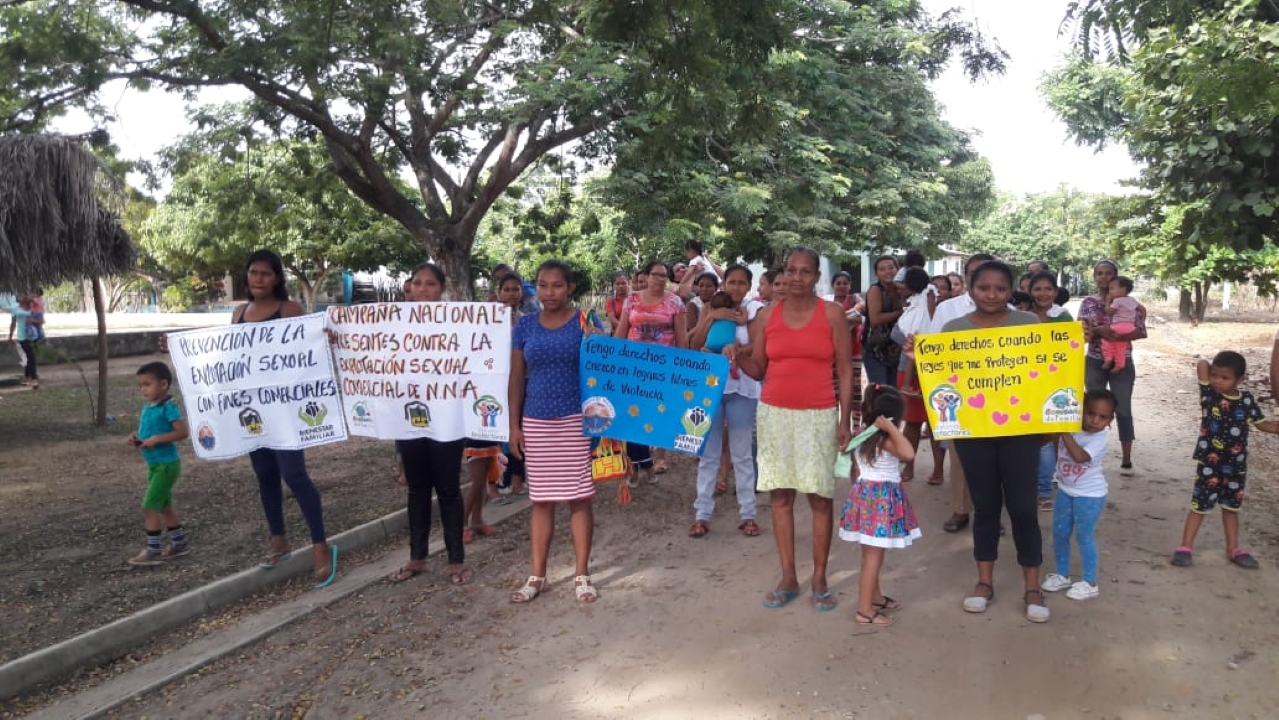 ICBF y UNIMAGDALENA se movilizaron en contra de la explotación sexual de niños y adolescentes