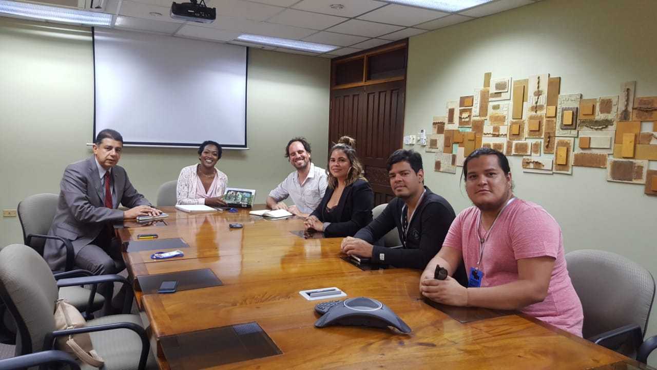 La delegación del Programa de Cine y Audiovisuales de UNIMAGDALENA estuvo conformada por cuatro integrantes de la Alma Mater.