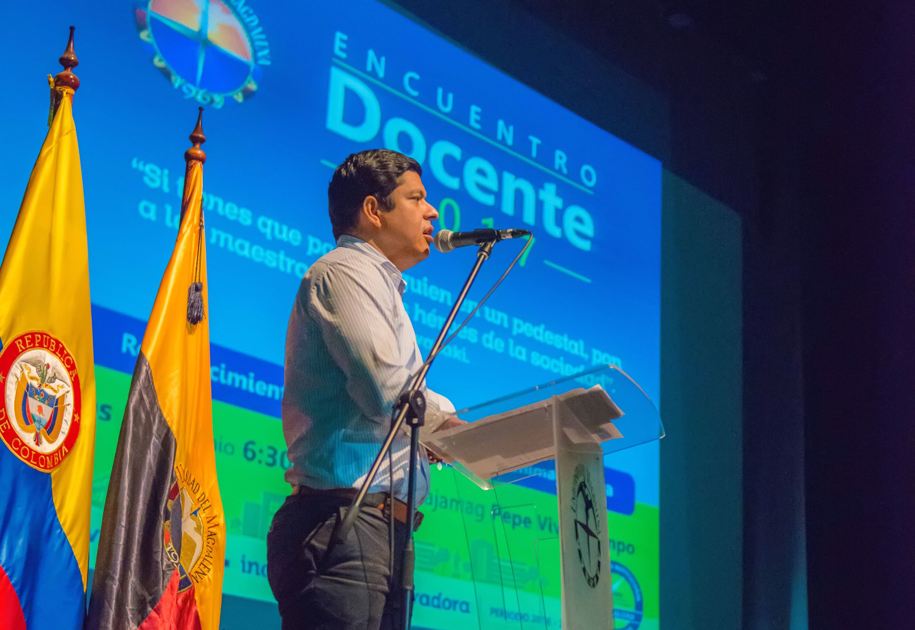 La noche constará de unas palabras de bienvenida a cargo del Doctor Pablo Vera Salazar, rector de la Universidad Del Magdalena.