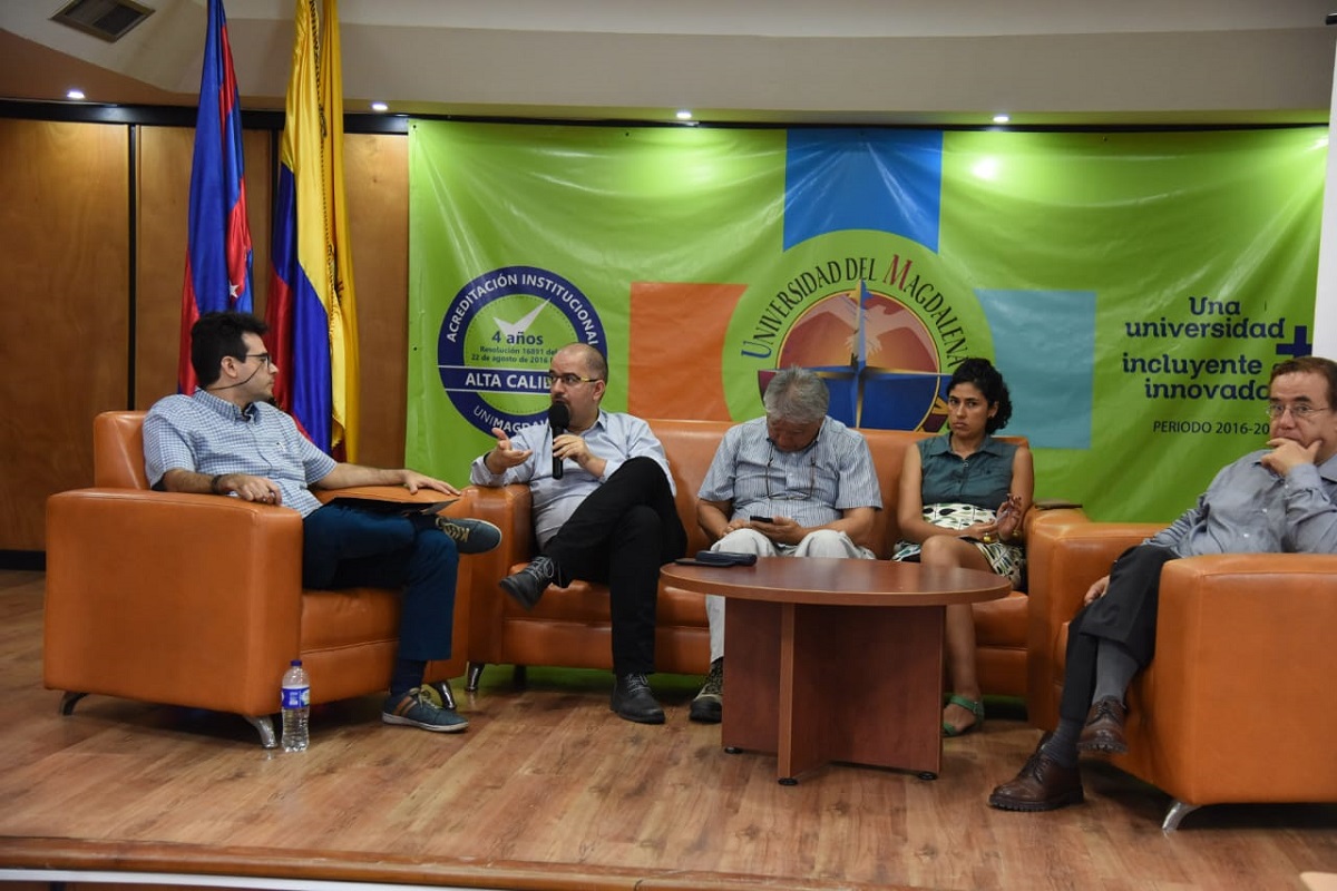 Durante UNIMAGDALENA Crea se disertó a través de un conversatorio todo lo relacionado con las grafías en las humanidades, espacio que contó con expert