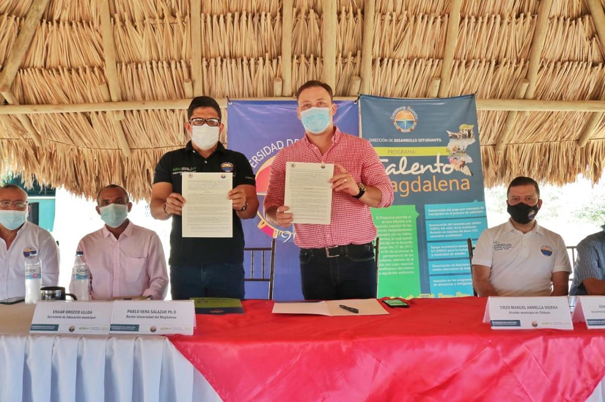UNIMAGDALENA entregó Becas ‘Talento Magdalena’ a los mejores bachilleres en El Retén y Chibolo
