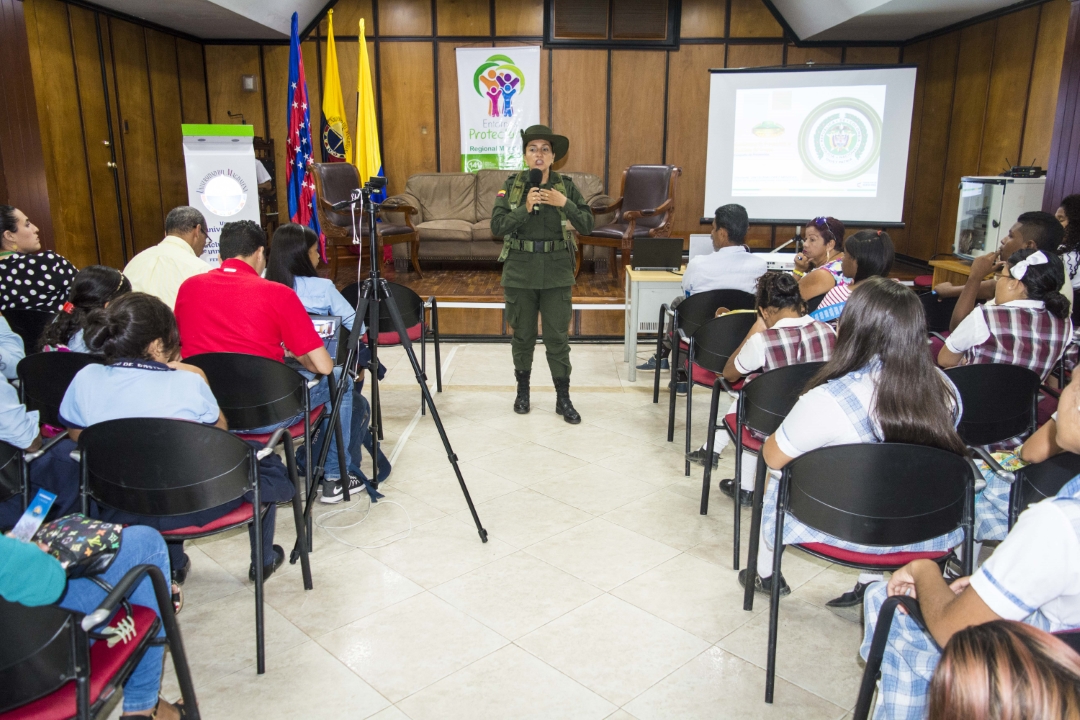 El Foro sobre sustancias psicoactivas, se realizó en el auditorio Roque Morelli Zárate de UNIMAGDALENA