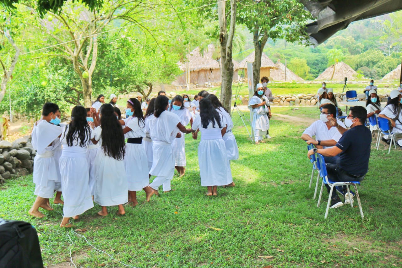 Comunidad de Kankawarwa celebra apertura del nuevo programa de Licenciatura en Etnoeducación de UNIMAGDALENA