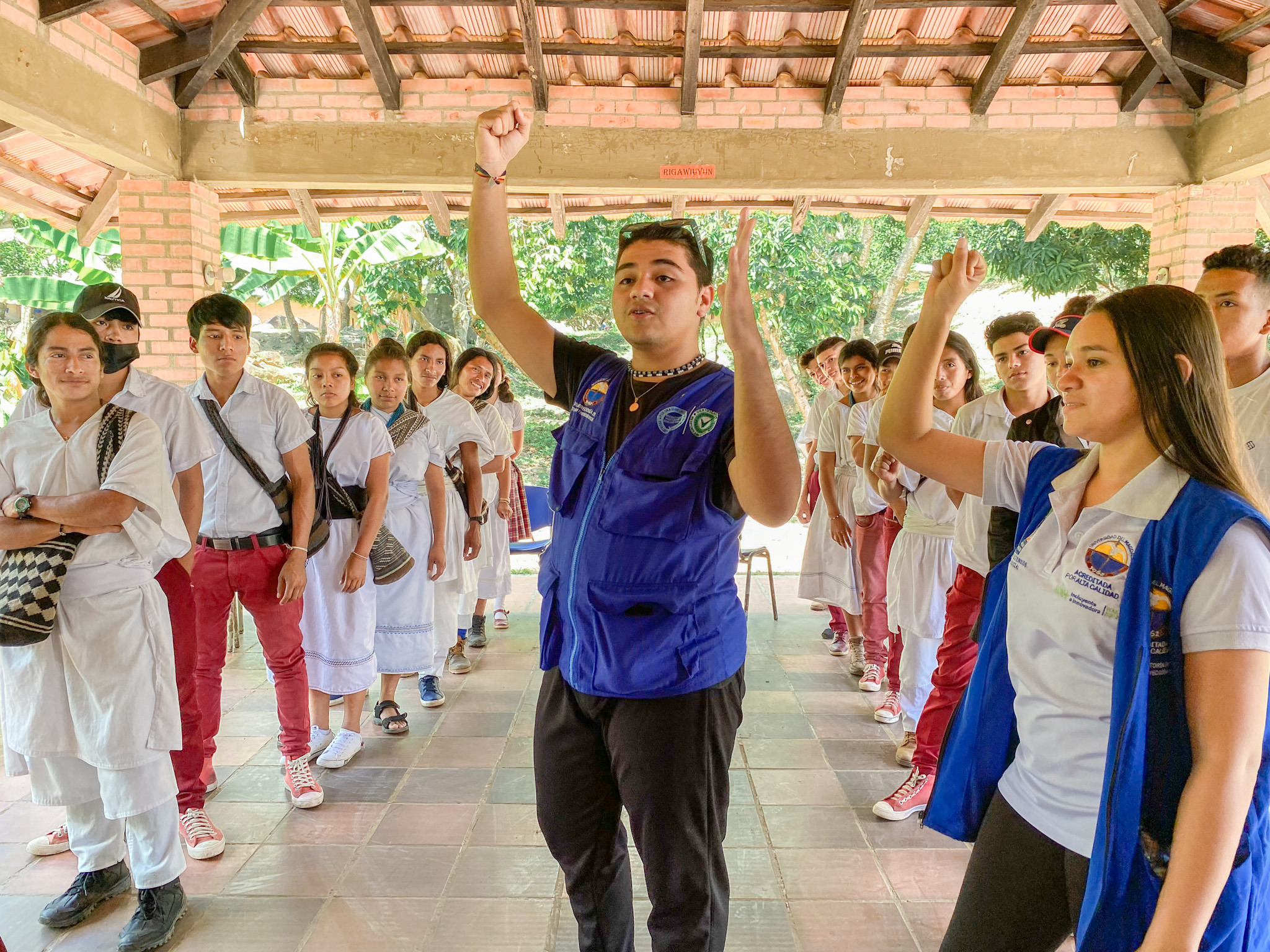 ENTREGAS.HUMANITARIAS.2: El Voluntariado Universitario lideró la recolección de ayudas para comunidad indígena Kankawarwa.