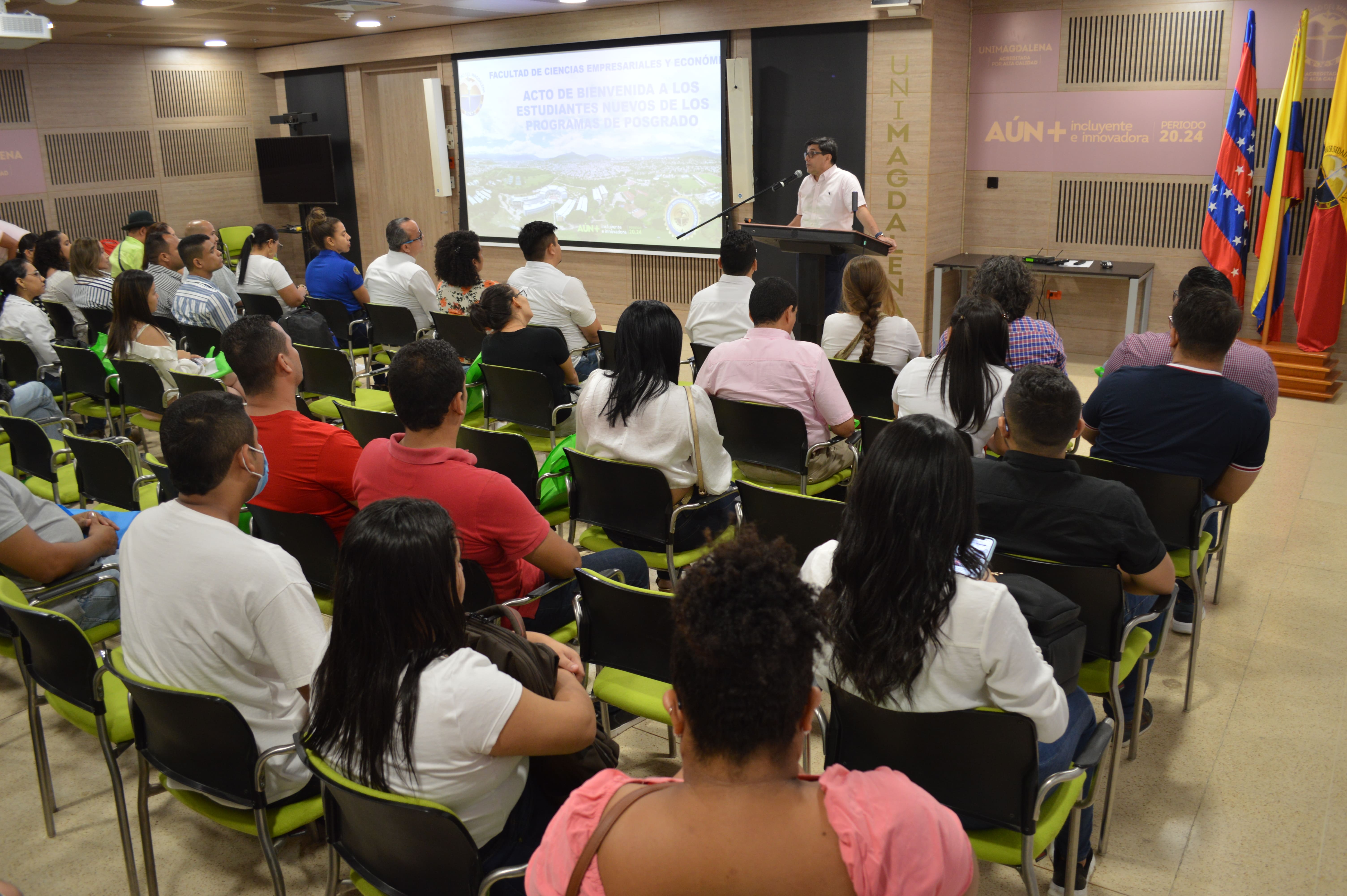 ACTO DE BIENVENIDA NUEVOS ESTUDIANTES DE POSGRADOS