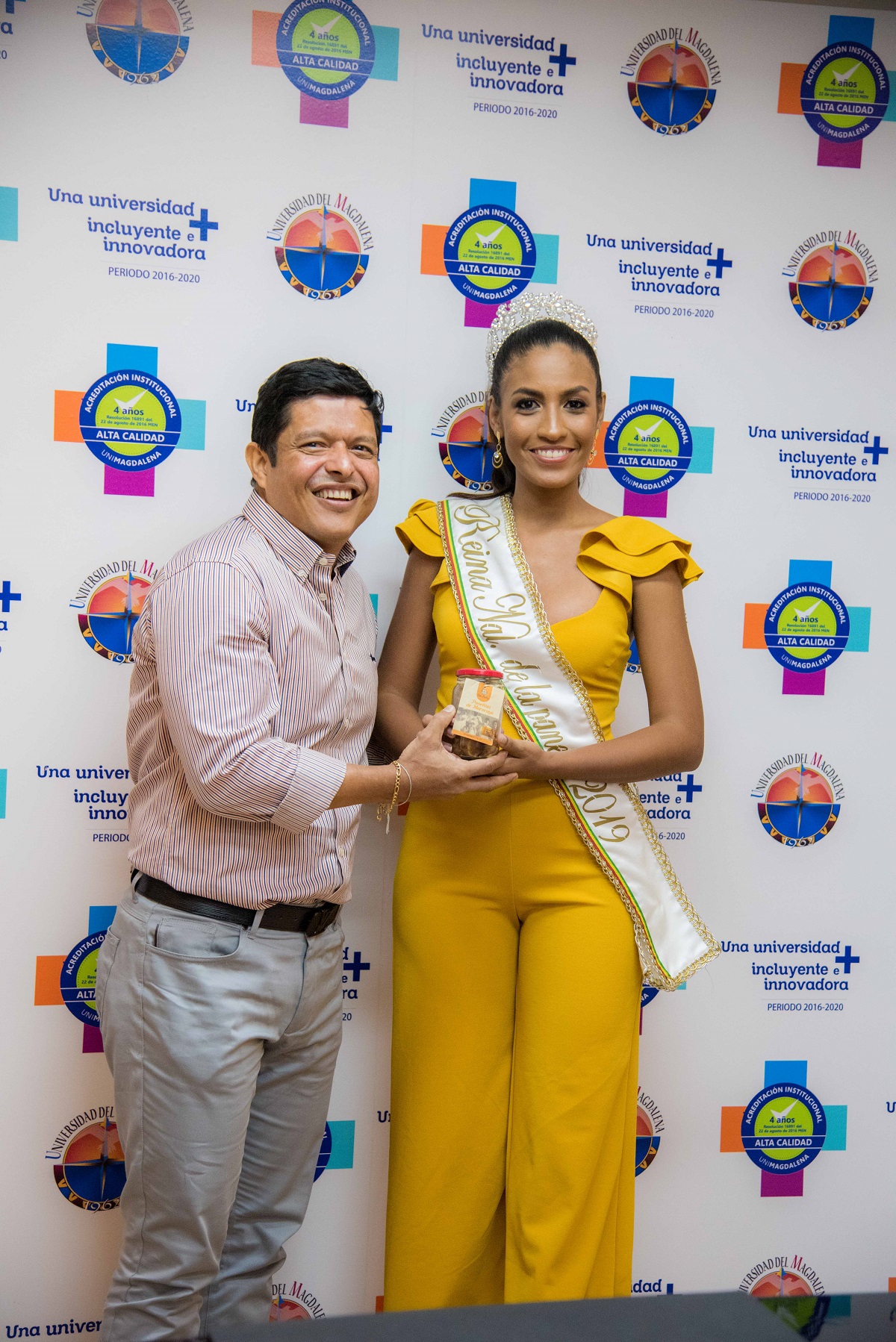 UNIMAGDALENA ofreció cálido recibimiento a la Reina Nacional de la Panela