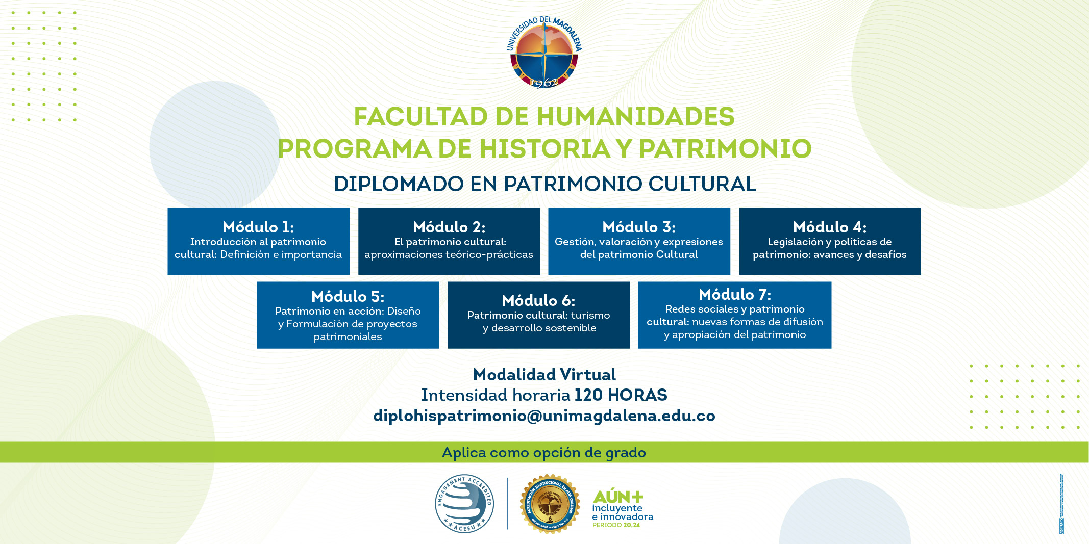 DIPLOMADO EN PATRIMONIO CULTURAL