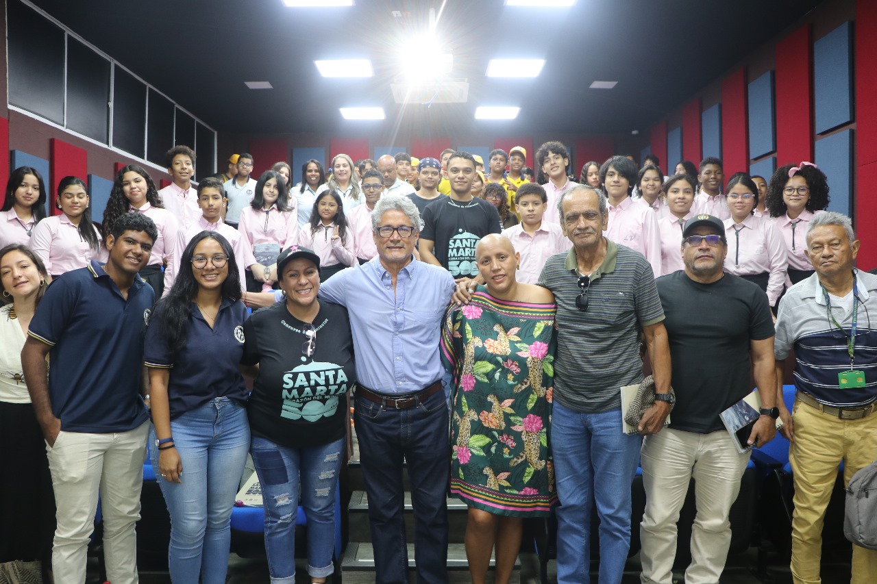 "PROYECCIÓN DE ÁNGEL DE MI VIDA EMOCIONÓ AL PÚBLICO EN LA SEMANA CULTURAL UNIMAGDALENA 500 AÑOS"