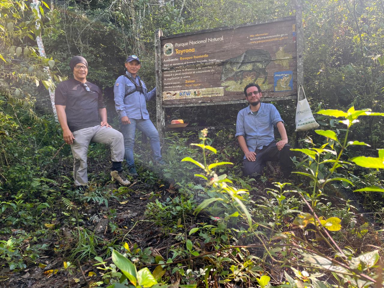 Recorridos de campo en el PNN Tayrona