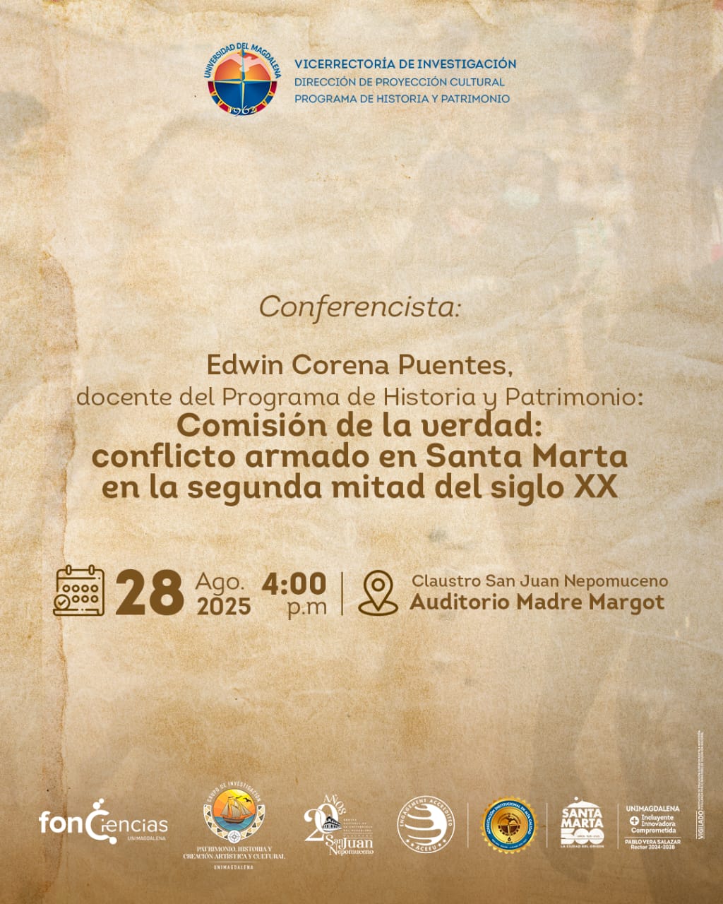 Comisión de la Verdad: conflicto armado en Santa Marta en la segunda mitad del siglo XX