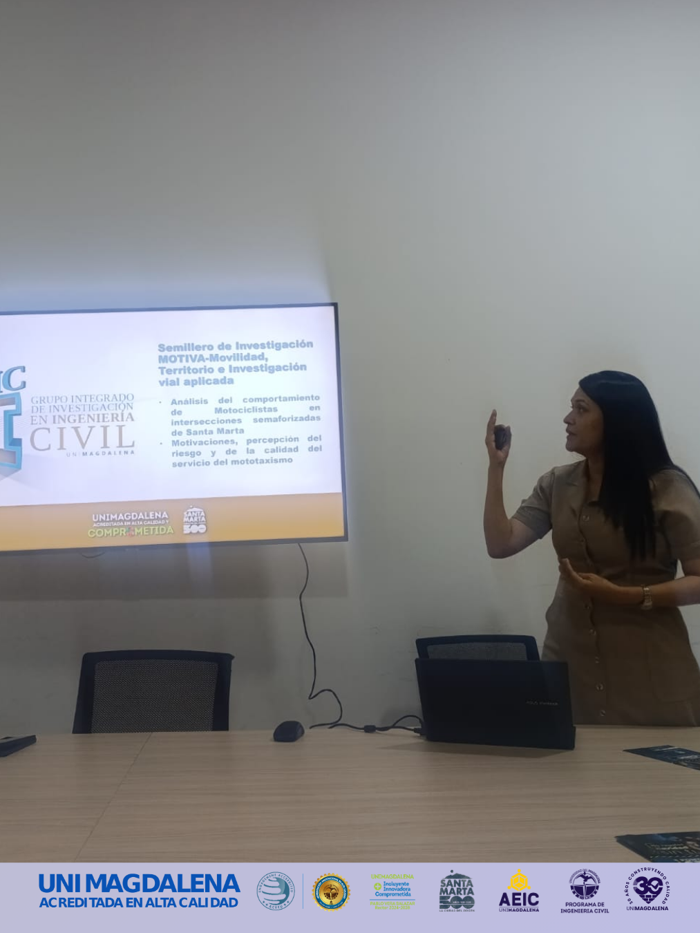 Participación de docentes del Programa de Ingeniería Civil en el Tercer Comité Local de Seguridad Vial de Santa Marta