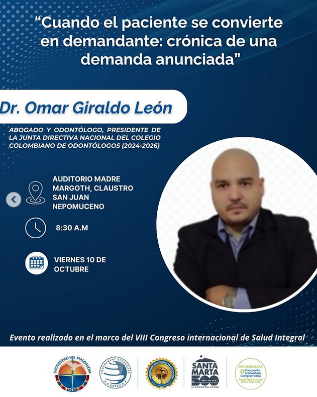 CONFERENCISTA DR. OMAR GIRALDO LEÓN