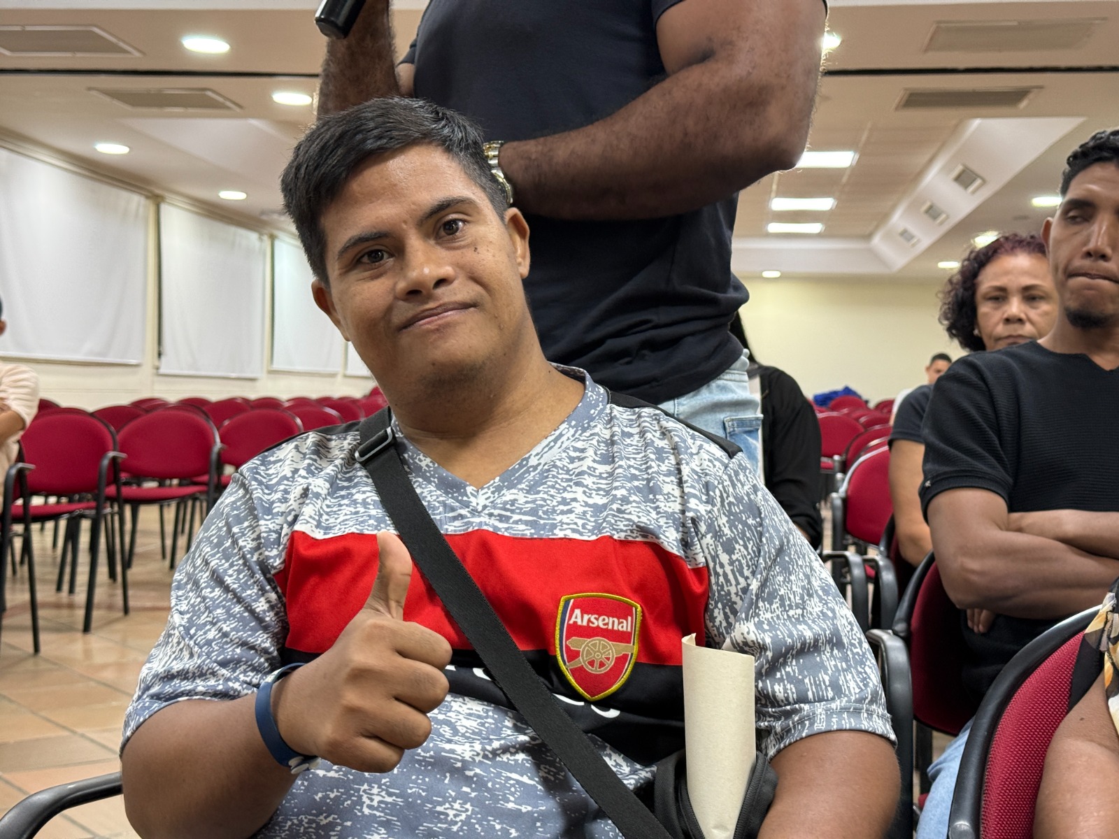 Camilo Andrés Mendoza Miranda, estudiante de inclusión del Programa Técnico Laboral por Competencias en Personal Trainer y Acondicionamiento Físico.