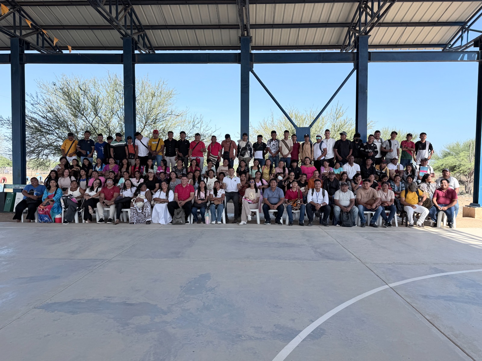 En la Institución Etnoeducativa Nazareth, estudiantes de Manaure comienzan su proceso de nivelación académica y formación profesional en Programas.