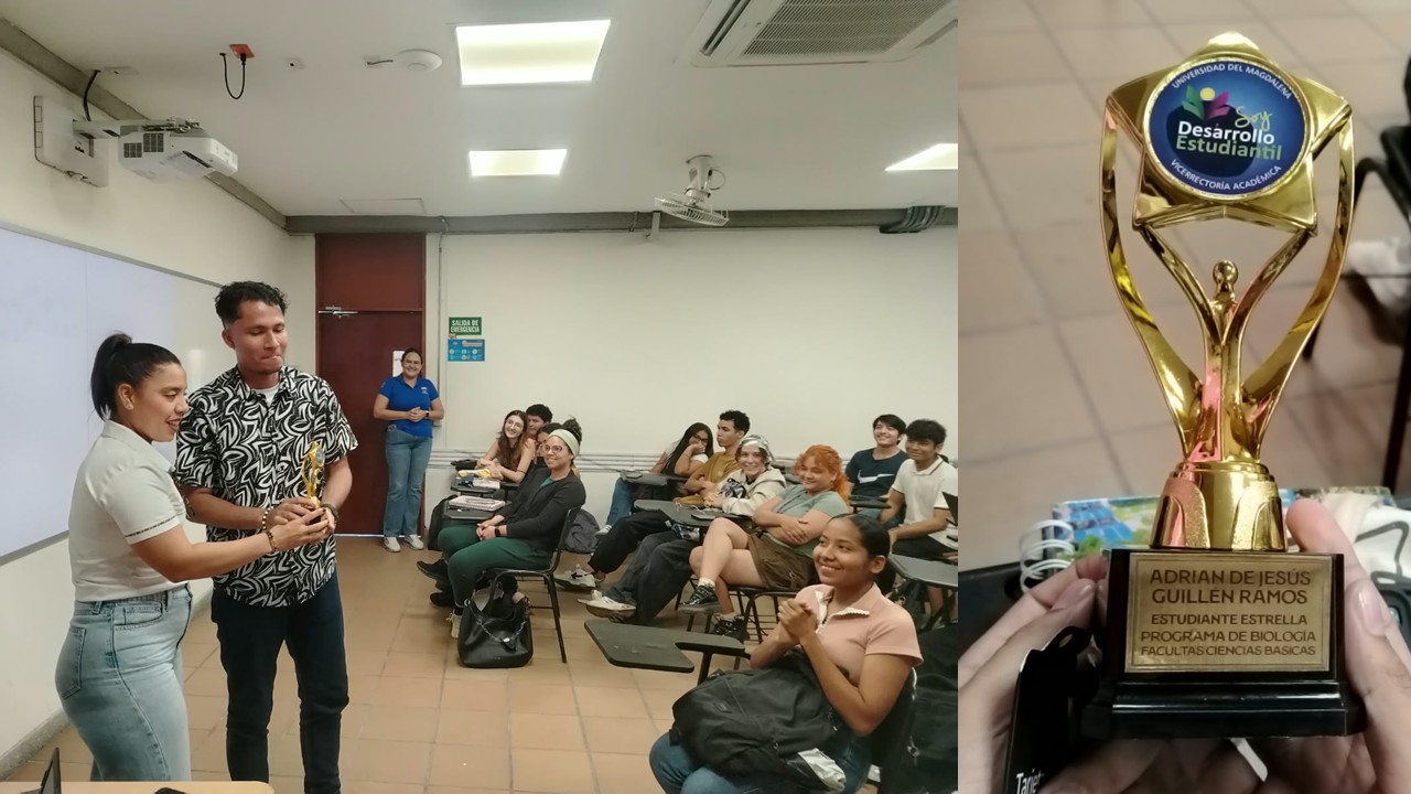 Trofeo que exalta los valores de solidaridad, servicio, compañerismo y empatía del estudiante estrella Adrián Guillén.