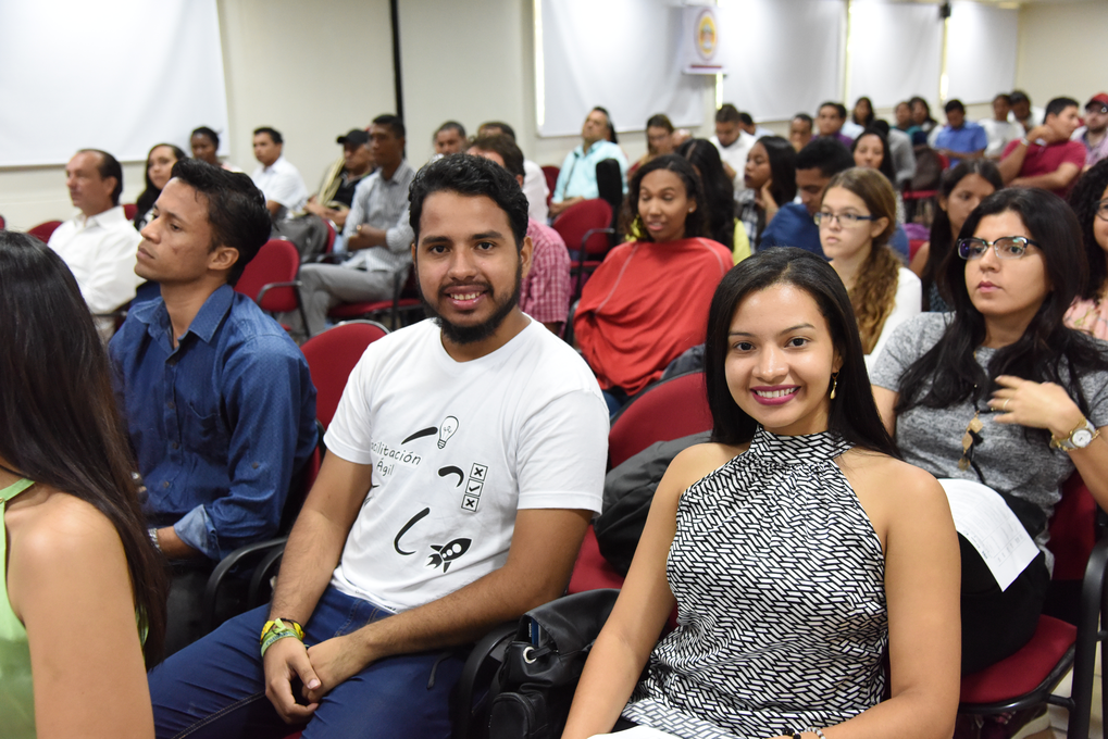 Persona en el auditorio