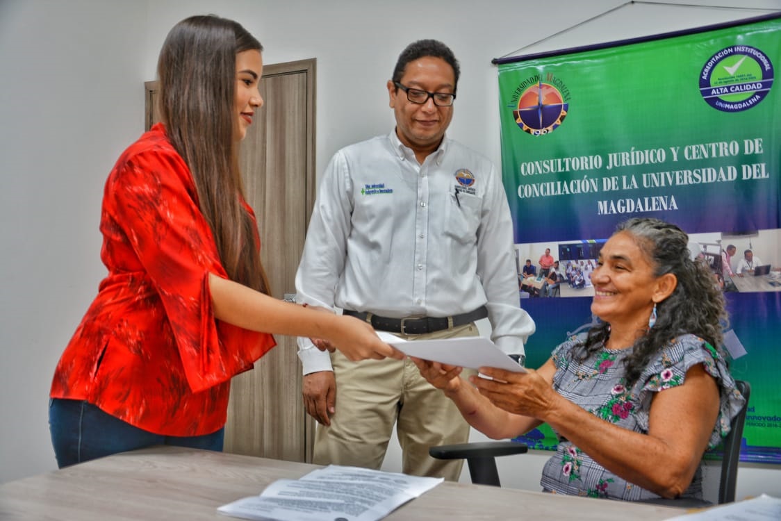 Consultorio Jurídico y Centro de Conciliación de UNIMAGDALENA, pionera en el departamento en el uso de métodos alternativos para solución de conflicto