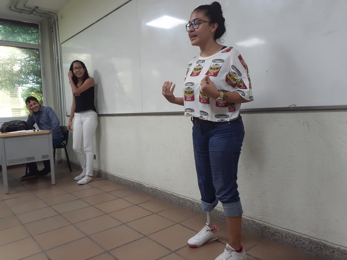 Francia, la estudiante con discapacidad física que desea internacionalizar el proceso de inclusión de UNIMAGDALENA