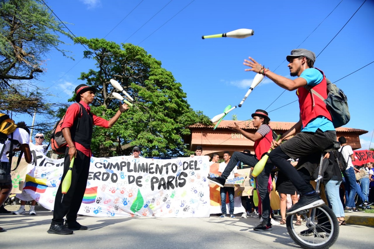 UNIMAGDALENA dijo presente en la Huelga General por el Futuro del Planeta