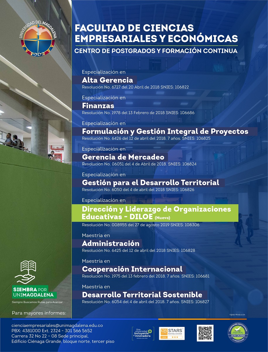 UNIMAGDALENA busca fortalecer las competencias profesionales en disciplinas empresariales de la región