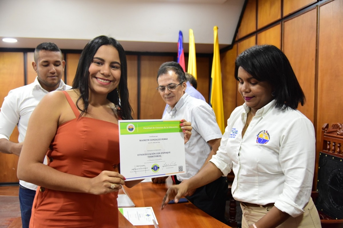 UNIMAGDALENA, entregó certificados de diplomados en Etnoeducación con Enfoque Territorial