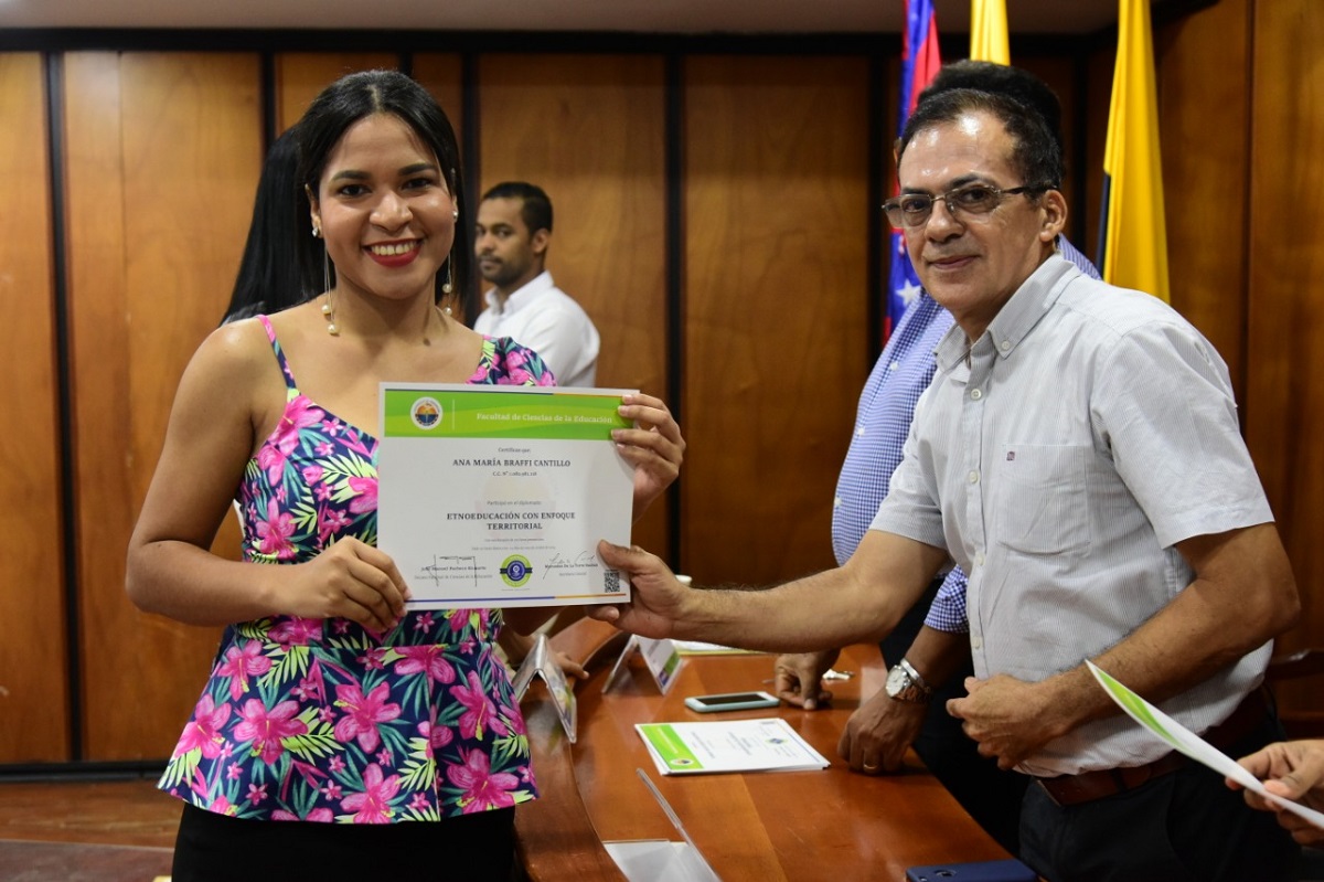 UNIMAGDALENA, entregó certificados de diplomados en Etnoeducación con Enfoque Territorial