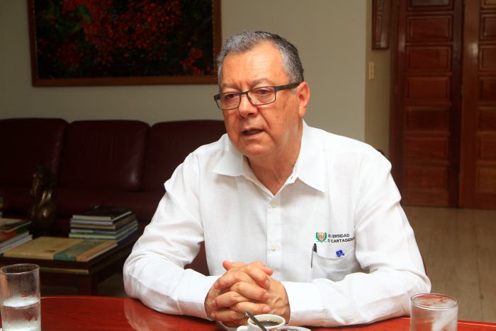 Édgar Parra, rector Universidad de Cartagena