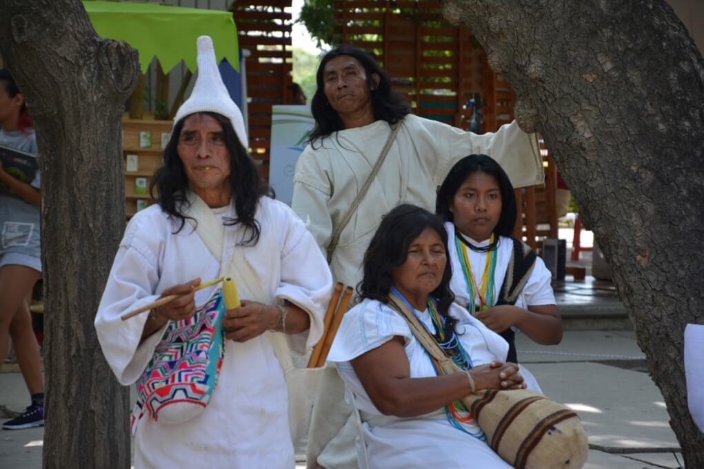 La comunidad Kogui de la Sierra Nevada de Santa Marta participó del Encuentro de Música Popular del Caribe colombiano.