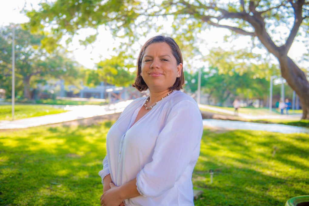 Doctora Sandra Vilardy Quiroga, decana de la Facultad de Ciencias Básicas, de la Universidad del Magdalena