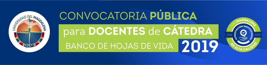 Apertura a la convocatoria para la conformación del banco de hojas de vida de docentes de cátedra