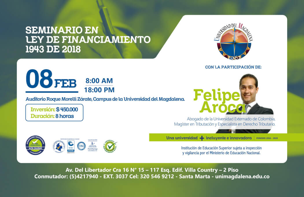 Seminario en Ley de Financiamiento