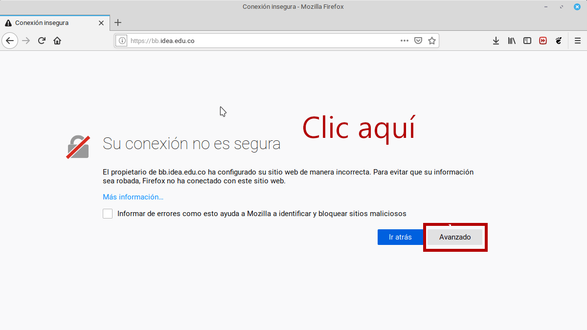 En el momento se presenta un inconveniente con el acceso a la plataforma Blackboard Learn, en el cual estamos trabajando, temporalmente el acceso lo pueden realizar siguiendo estos pasos mientras solucionamos el problema presentado.