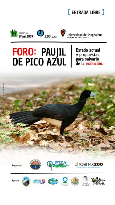 Foro ‘Paujil de pico azul: Estado actual y propuestas para salvarlo de la extinción’