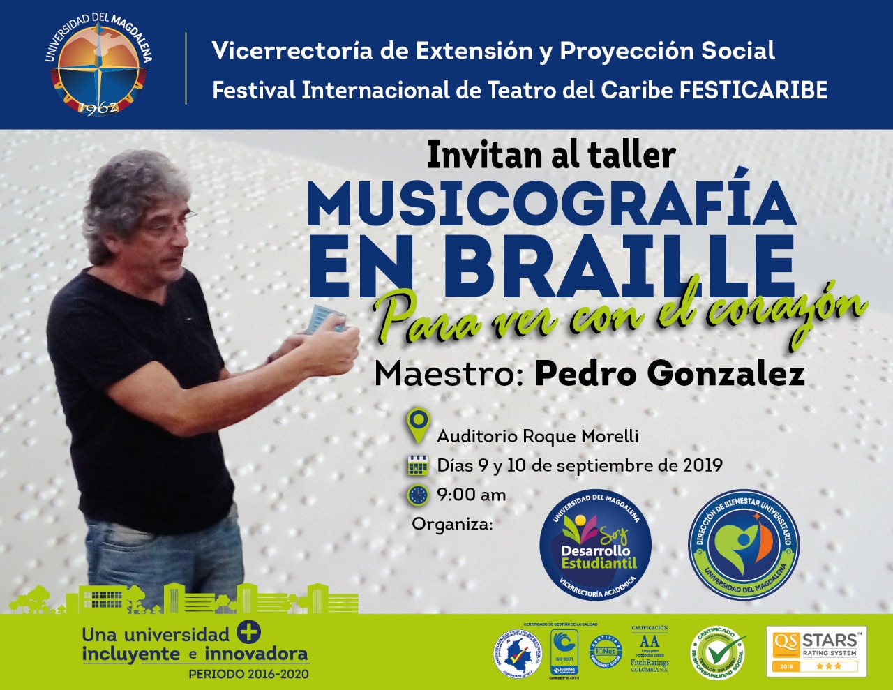 taller “Musicografía en Braile: para ver con el corazón”