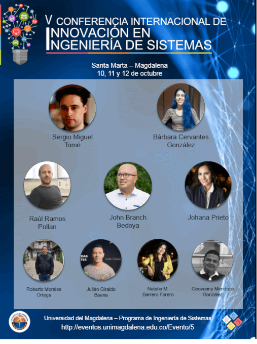 #ConstruyendoUnMejorPrograma - CINSIS 2019 - Octubre 10, 11 y 12 de Octubre en el Campus de la Universidad del Magdalena