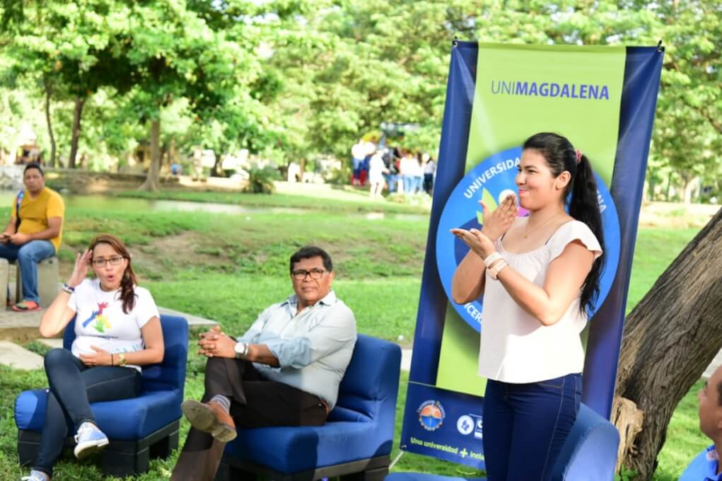 La lengua de señas fue protagonista en UNIMAGDALENA