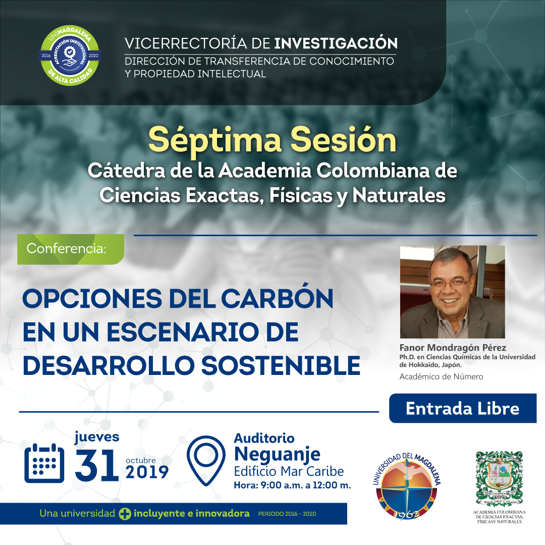 Séptima sesión de la Cátedra de la Academia Colombiana de Ciencias Exactas, Físicas y Naturales