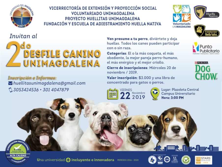 2do Desfile Canino UNIMAGDALENA