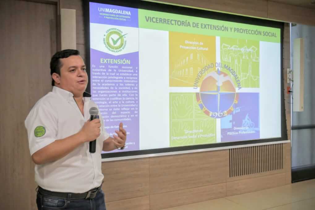 Vicerrectoría de Extensión y Proyección Social de UNIMAGDALENA rindió cuentas de su gestión a comunidad universitaria