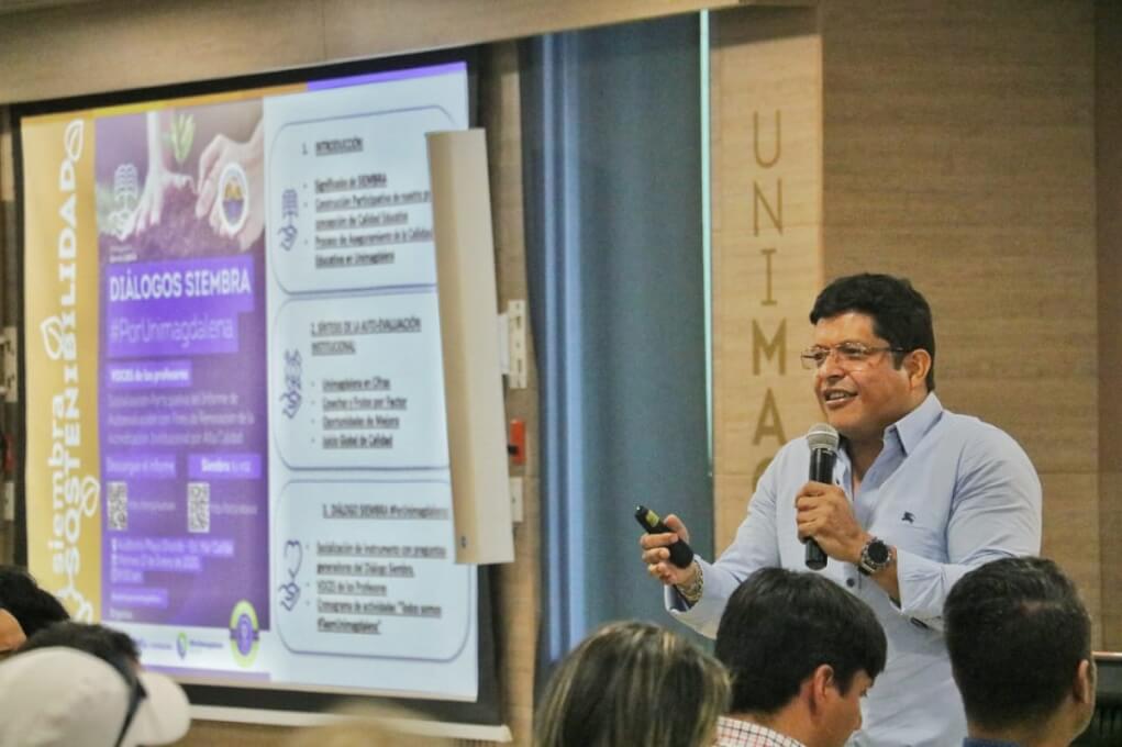 Docentes de UNIMAGDALENA resaltan labor del Rector Pablo Vera en búsqueda de la calidad institucional