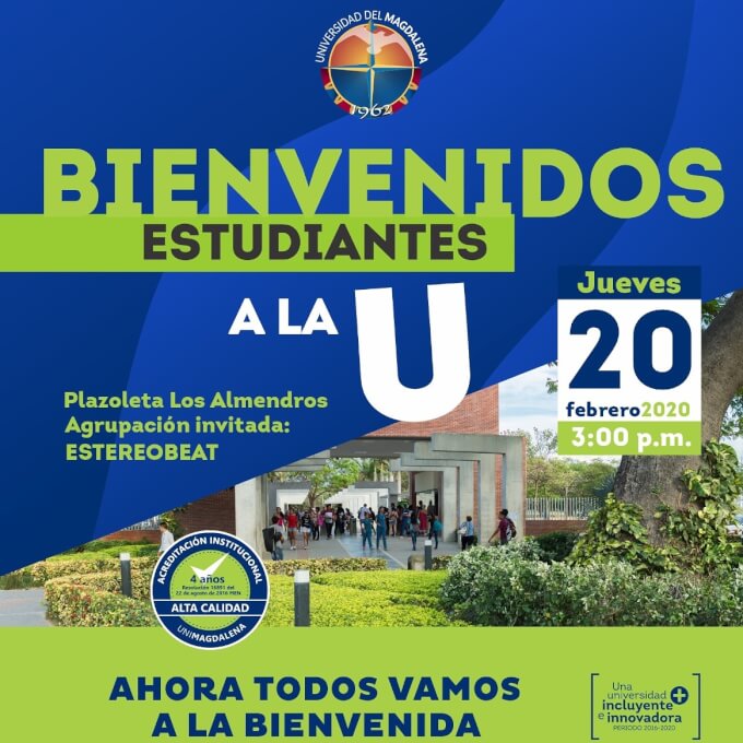 Bienvenida de Estudiantes a la U