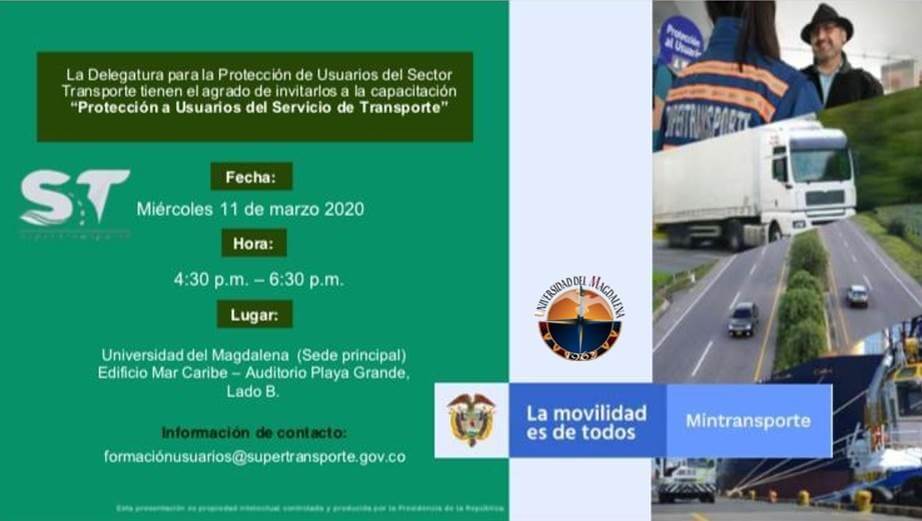 Capacitación "Protección a usuarios del Servicio de Transporte"