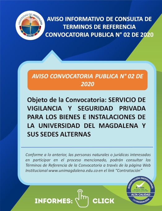 Convocatoria Publica N° 02 de 2020