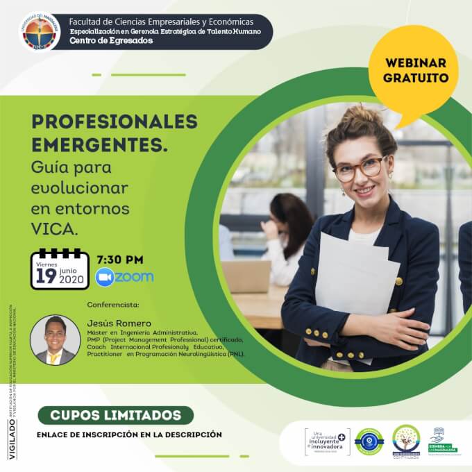 Webinar ‘Profesionales Emergentes. Guía para evolucionar en entornos VICA’