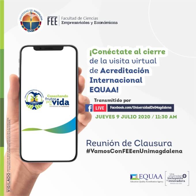 Cierre de la visita virtual de Pares Evaluadores de EQUAA