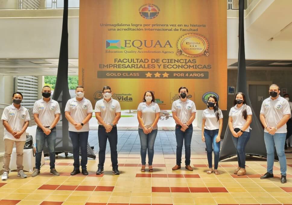 Estudiantes de UNIMAGDALENA muestran su orgullo por la acreditación internacional EQUAA