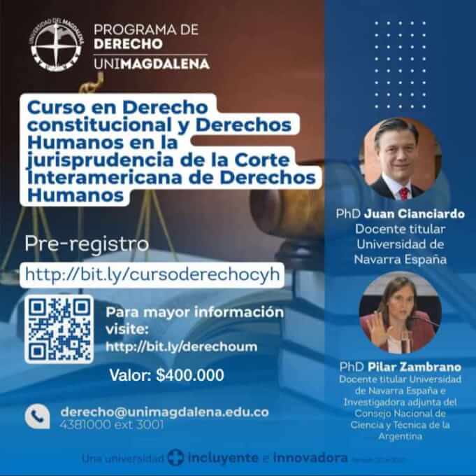 Curso: "Derecho constitucional y Derechos Humanos en la jurisprudencia de la Corte Interamericana de Derechos Humanos"