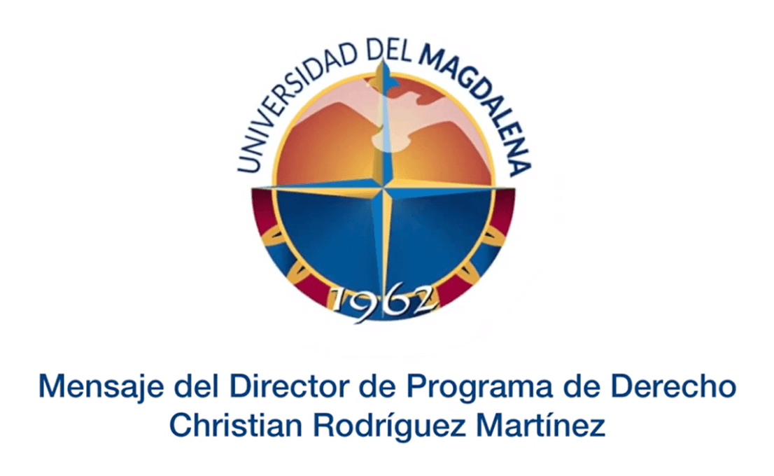 Invitación del Director de Programa de Derecho a toda la comunidad académica